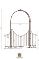 Garden Arch LIVIA with Gate