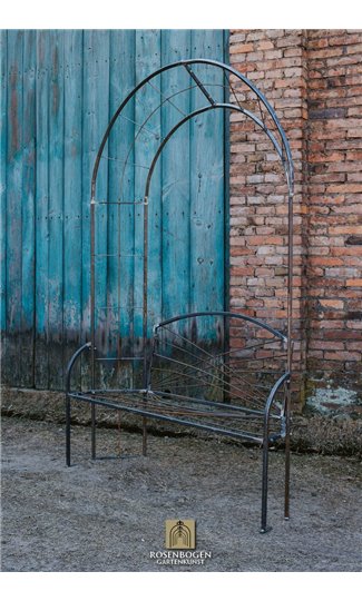 Garden Arch HELGA with Bench