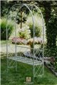 Garden Arch ELENA with Seat